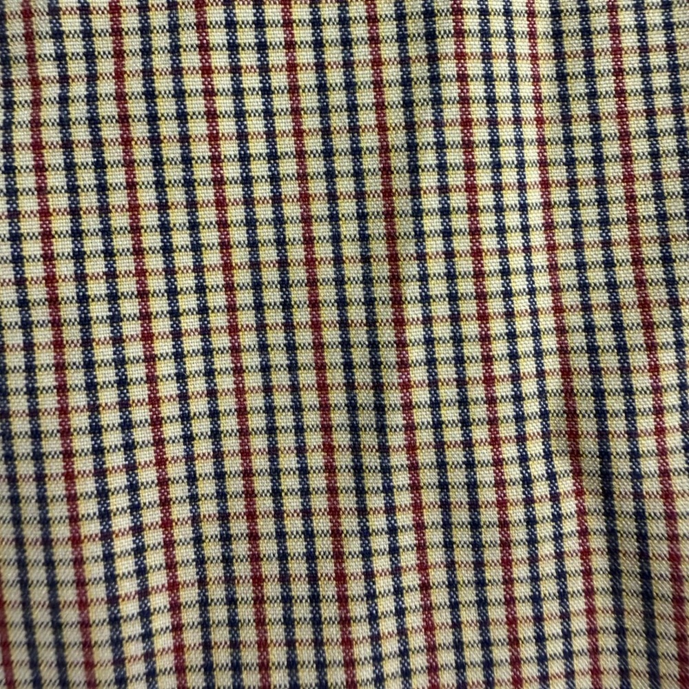 Lot of 2 LL Bean Mens Tall Long Sleeve Button Down Plaid Micro Check Shirts - Picture 9 of 16